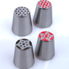Russische Spritztüllen Set, 12 Pcs Russische Edelstahl Spritztüllen Set Edelstahl spritztüllen blumen set Kuchen Dekorieren Düsen für DIY Cupcakes Dessert