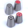 Russische Spritztüllen Set, 12 Pcs Russische Edelstahl Spritztüllen Set Edelstahl spritztüllen blumen set Kuchen Dekorieren Düsen für DIY Cupcakes Dessert