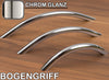 Drei Bogengriffe Chrom Hochglanz