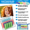 24 HAFTWICKLER Lockenwickler m.TASCHE WICKLER Friseurbedarf LOCKEN Haar Ø15-28mm