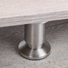 Möbelfüße in Edelstahl Optik