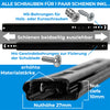 Schwarze Schubladenschiene mit Bohrungen, Schrauben, Materialstärke, Nuthöhe