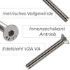 Senkkopfschrauben und drei technische Details