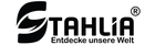 Kleines Stahlia Logo in schwarzer Schrift auf weißem Hintergrund