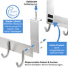 Türhakenleiste zum Einhängen aus Edelstahl Befestigungsmöglichkeiten
