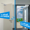 Türschließer öffnet nach innen und nach außen