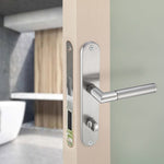 Montageanleitung für WC Langschild Türgriffe mit Drehknopf